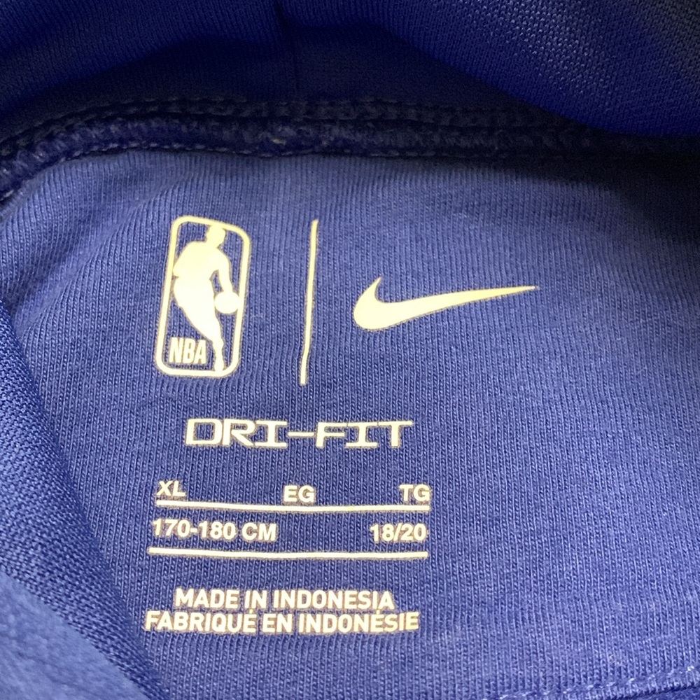 Kids Nike Philadelphia 76ers Dri Fit NBA Basketball Pullover Sweatshirt Hoodie - Picture 5 of 7